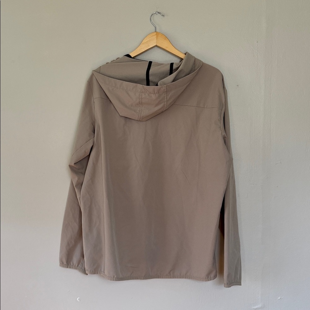 Swiss Tech Tan Hooded Half-Zip Jacket - Picture 5 of 5